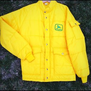 RARE vintage John Deere large Puffy Jacket Coat